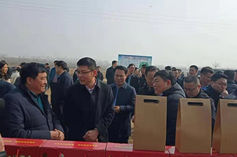 乐陵市观摩团莅临BB贝博ballbet集团企业农业产业清洋湖就乡村振兴工作进行观摩