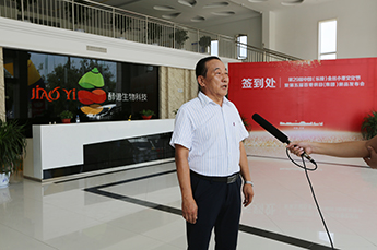 枣博会期间BB贝博ballbet集团董事局主席李长云 接受德州广播电视台采访
