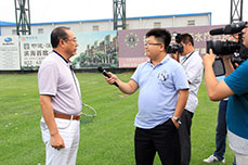 德州市领导和乐陵市领导及新闻媒体采访团一行莅临BB贝博ballbet集团考察指导工作并进行专题采访